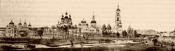 Монастырь в 1878 году